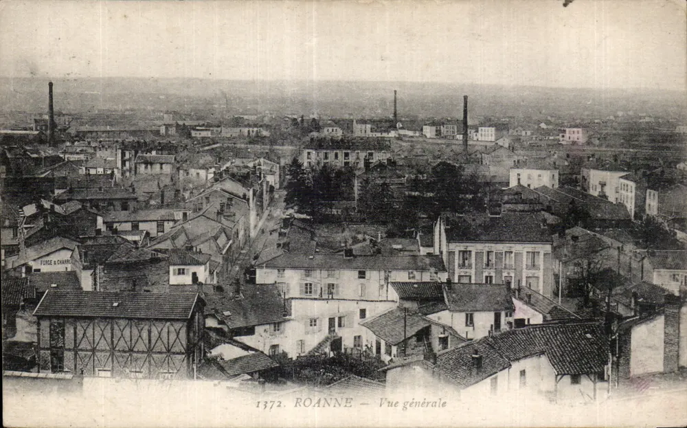 Roanne — Vista geral — editor desconhecido, n° 1372 - Frente