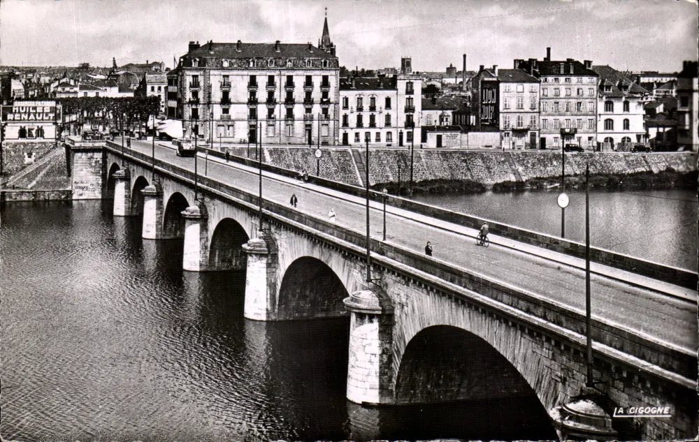 Brücke und Kai der Loire — Roanne — Éditions « La Cigogne » - Vorderseite
