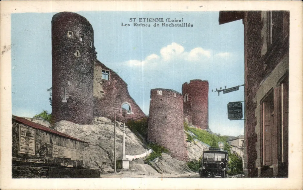 ST ETIENNE (Loire) — Ruínas de Rochetaillée — editor ST CHOJA - Frente