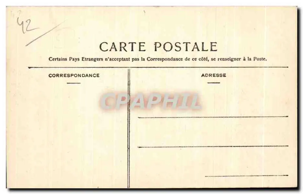 Saint-Étienne - A Grande Igreja — Cér Rousseau, n°40 - Verso