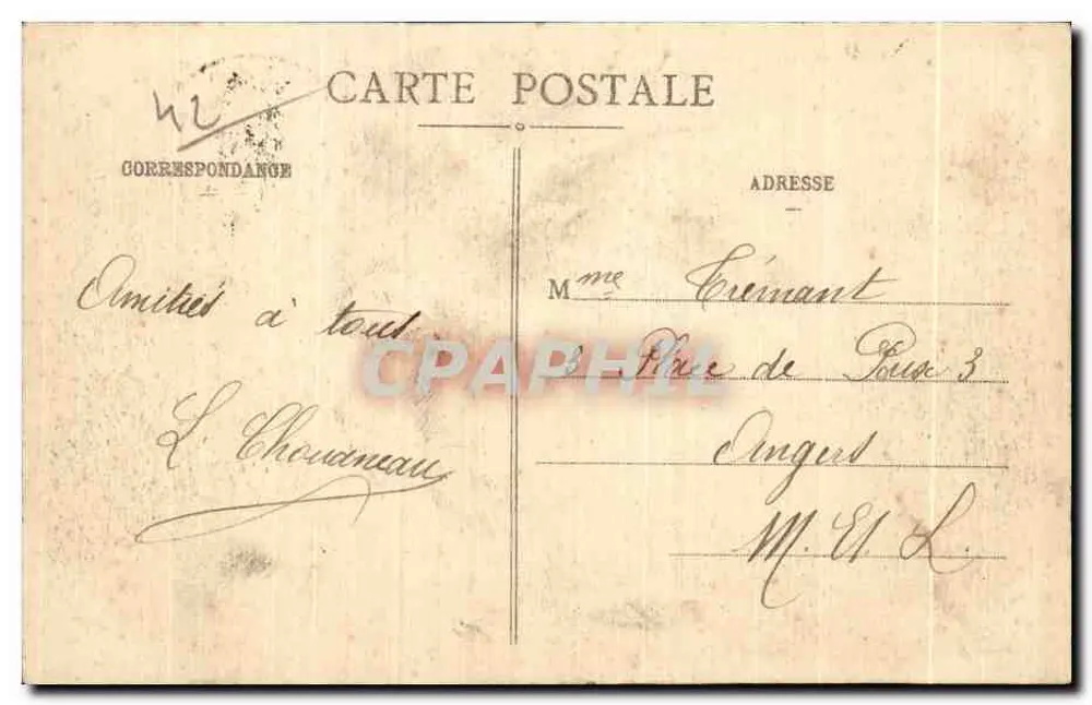 Roanne - Der Brücke und der Kai der Loire — Verlag n°1379 - Rückseite