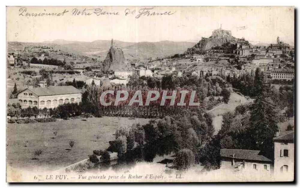 Le Puy — Allgemeiner Blick vom Rocher d'Espaly — LL. - Vorderseite