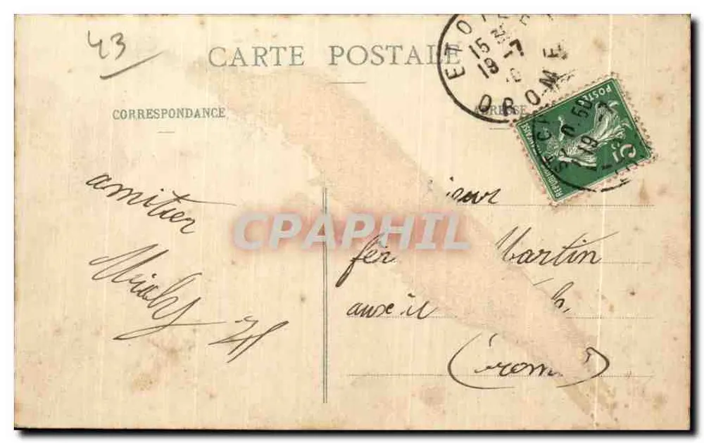 St-ÉTIENNE - Marengo - A Prefeitura — Editora: Norwalier Galeries, n°27 - Verso