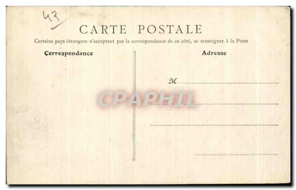 Le Puy (Haute-Loire) - O Teatro — B.F., PARIS - Verso