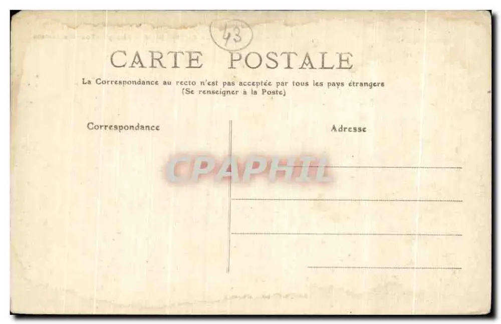La Chaise-Dieu — Abtei - Tour Clémentine — Réali, Verlag - Rückseite
