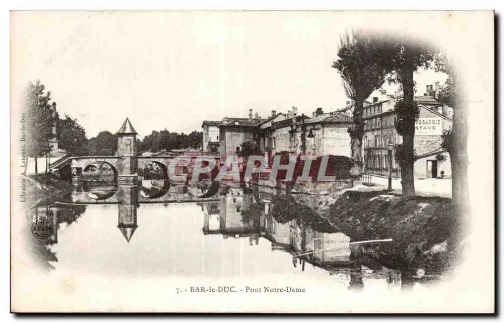BAR-le-DUC - Most Notre-Dame — wydawca A. Lempont, Bar-le-Duc, n°7 - Awers