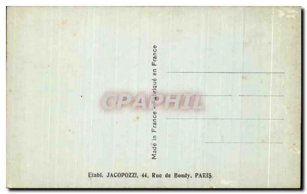 Illuminationen der Eiffelturm — animiert von Etabl. JacopoZZi — Paris - Rückseite