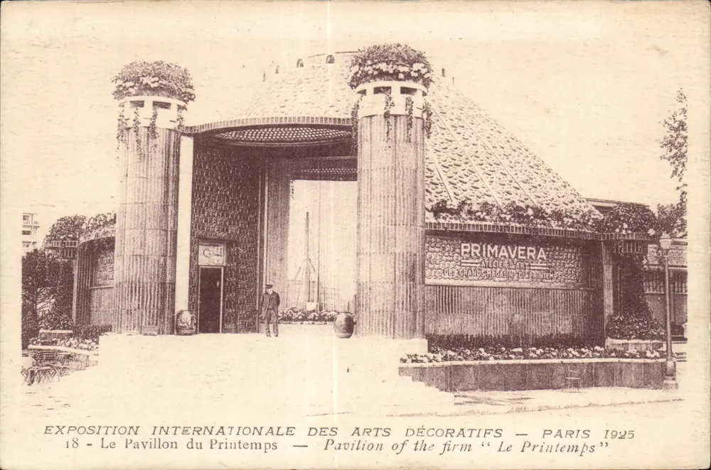Pavillon des Frühling — Internationale Ausstellung für Dekorative Künste — Paris 1925 — Verlag: Les Éditions Artistiques - Vorderseite