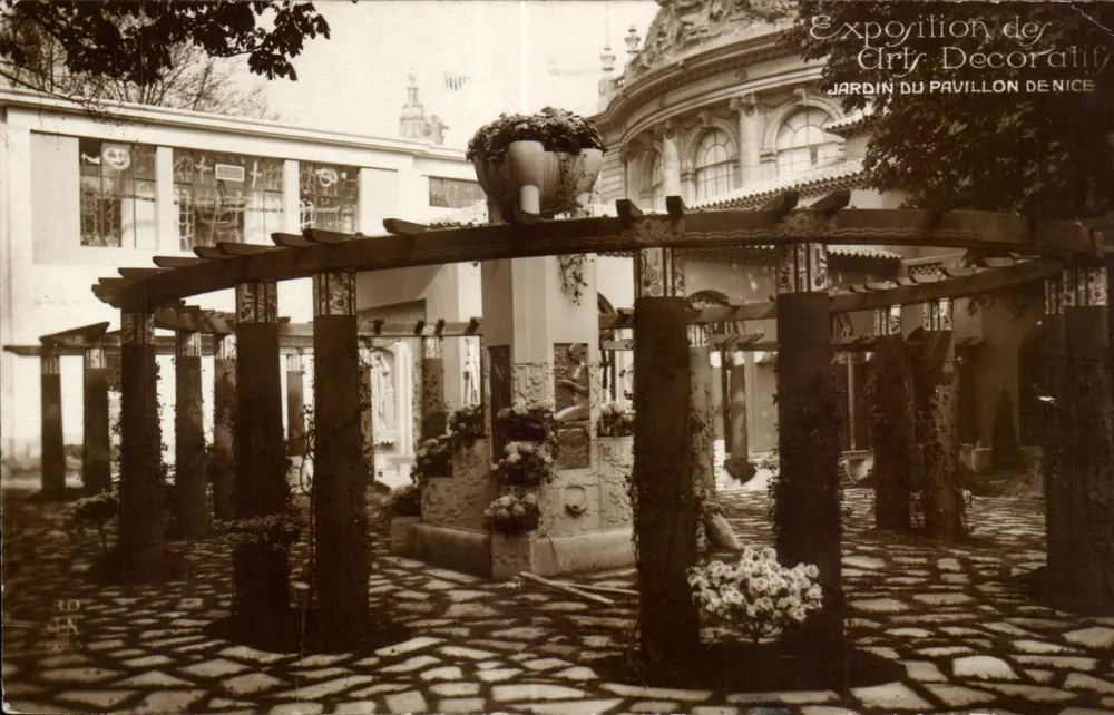 Garten des Pavillon von Nice — Ausstellung der Dekorativen Künste — Verlag unbekannt - Vorderseite