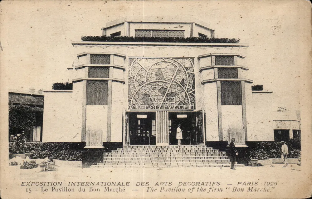 Pavillon des Bon Marché — Internationale Ausstellung für Dekorative Künste — Paris 1925 - Vorderseite