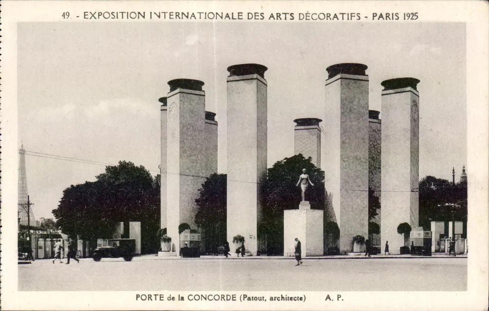 Porte de la Concorde — Internationale Ausstellung für Dekorative Künste, Paris 1925 — A.P. - Vorderseite