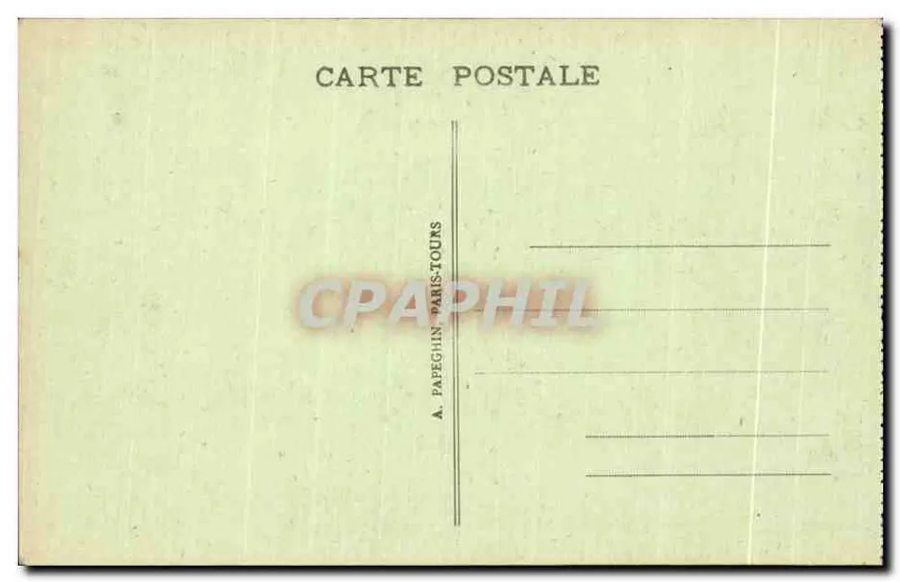 Internationale Ausstellung der dekorativen Künste Paris 1925 — Nachtsicht — A. Papeghin Paris-Tours - Rückseite