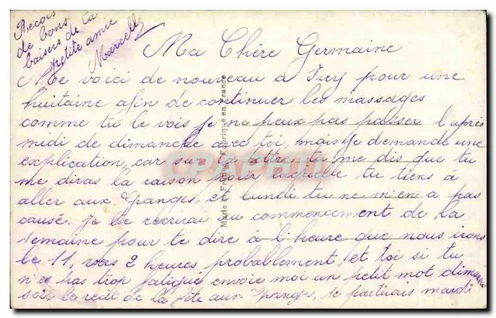 Garten des Pavillon von Nice — Ausstellung der Dekorativen Kunst — Verlag Paris, Nr. 30 - Rückseite