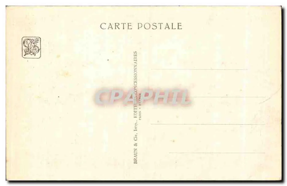 Internationale Kolonialausstellung — Paris 1931 — tunesische Abteilung — Der maurische Café - Rückseite