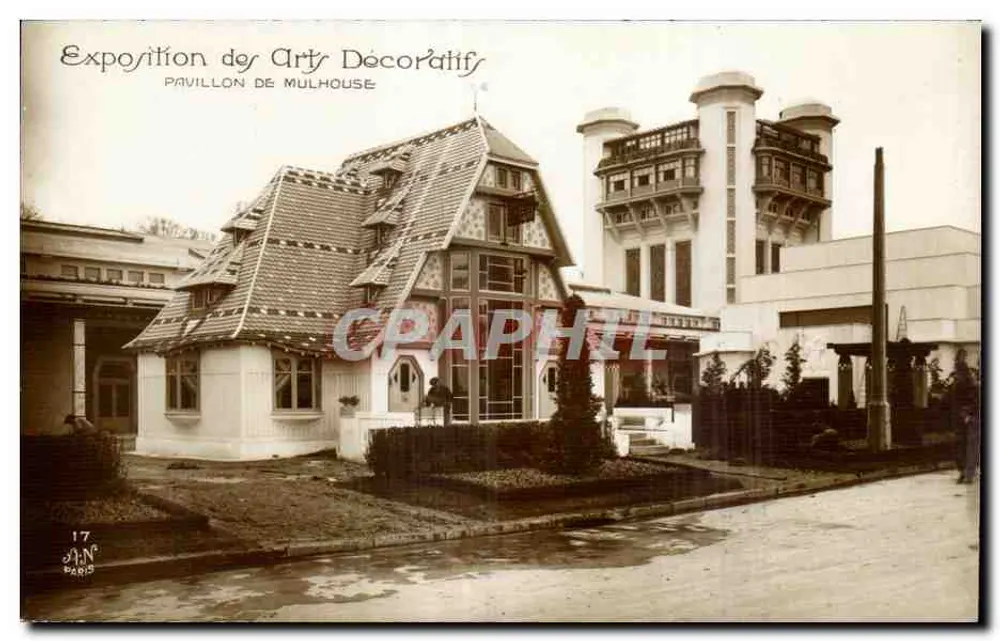 Exposition des Arts Décoratifs — Pavillon de Mulhouse — A.N. Paris n°17 - Vorderseite