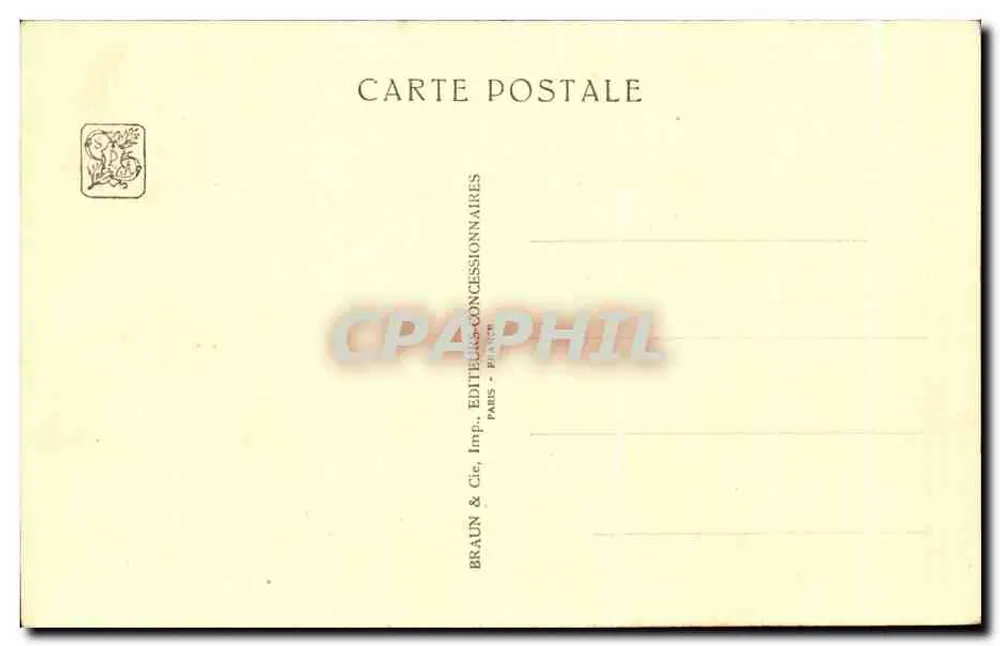Palast der Martinique — Internationale Kolonialausstellung — Paris 1931 - Rückseite