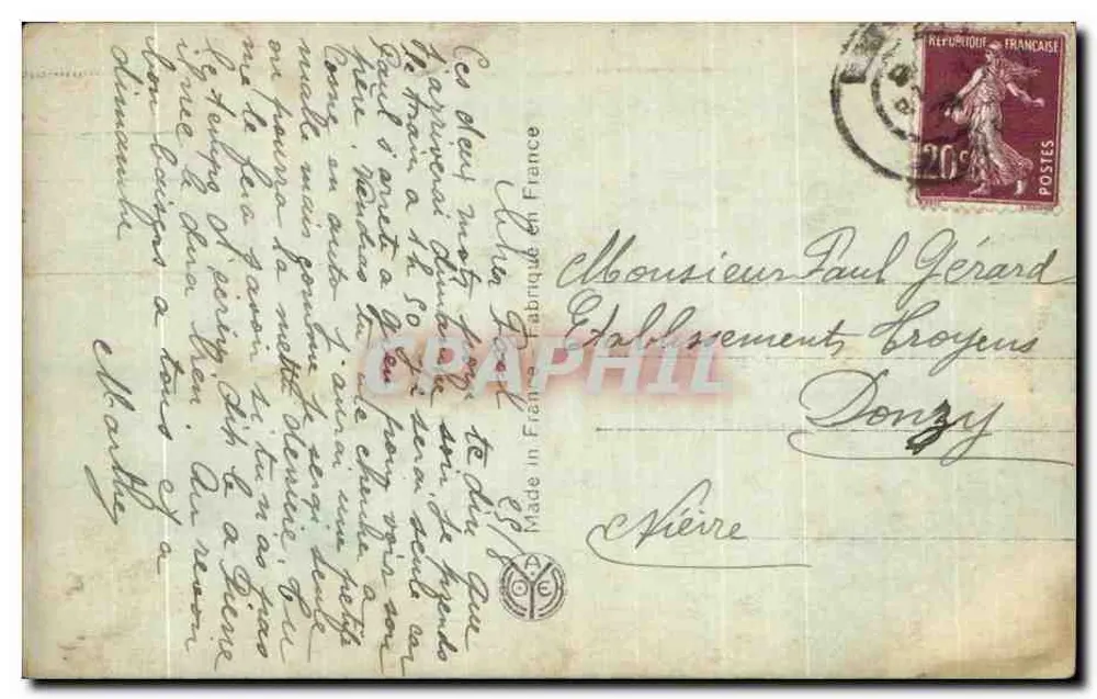 Ausstellung der dekorativen Künste — Nachtsicht — J.A.N. Paris n°103 - Rückseite
