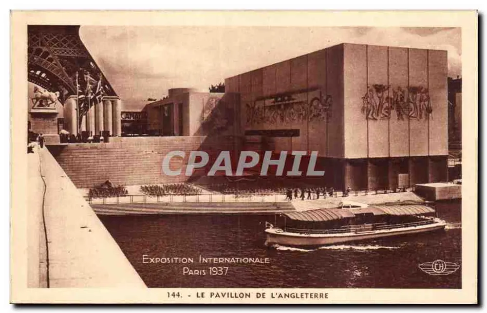 Internationale Ausstellung Paris 1937 — Das Pavillon von England — 144 - Vorderseite