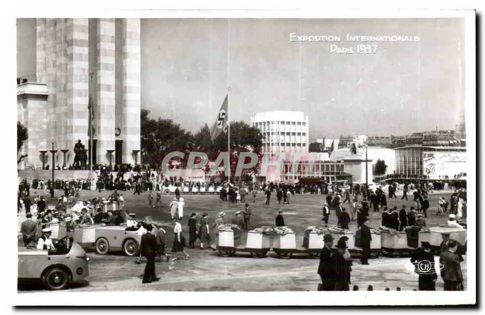Internationale Ausstellung Paris 1937 — Allgemeiner Blick — H. CHIPART, Händler, Boulogne-Billancourt, Frankreich - Vorderseite