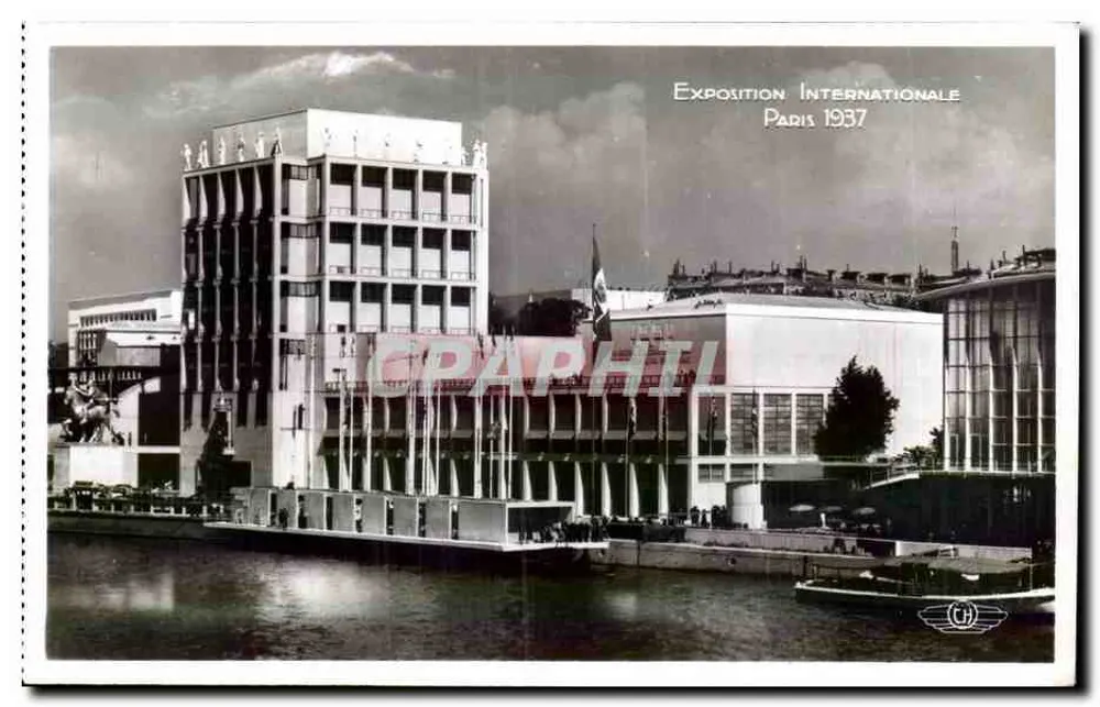 Internationale Ausstellung Paris 1937 — Pavillon Italien — B. CHIAPATI, Concessionär - Vorderseite