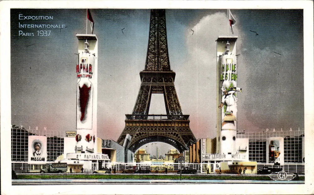 Internationale Ausstellung Paris 1937 — Überblick über den Champ-de-Mars — H. Chipault, Boulogne-Billancourt - Vorderseite