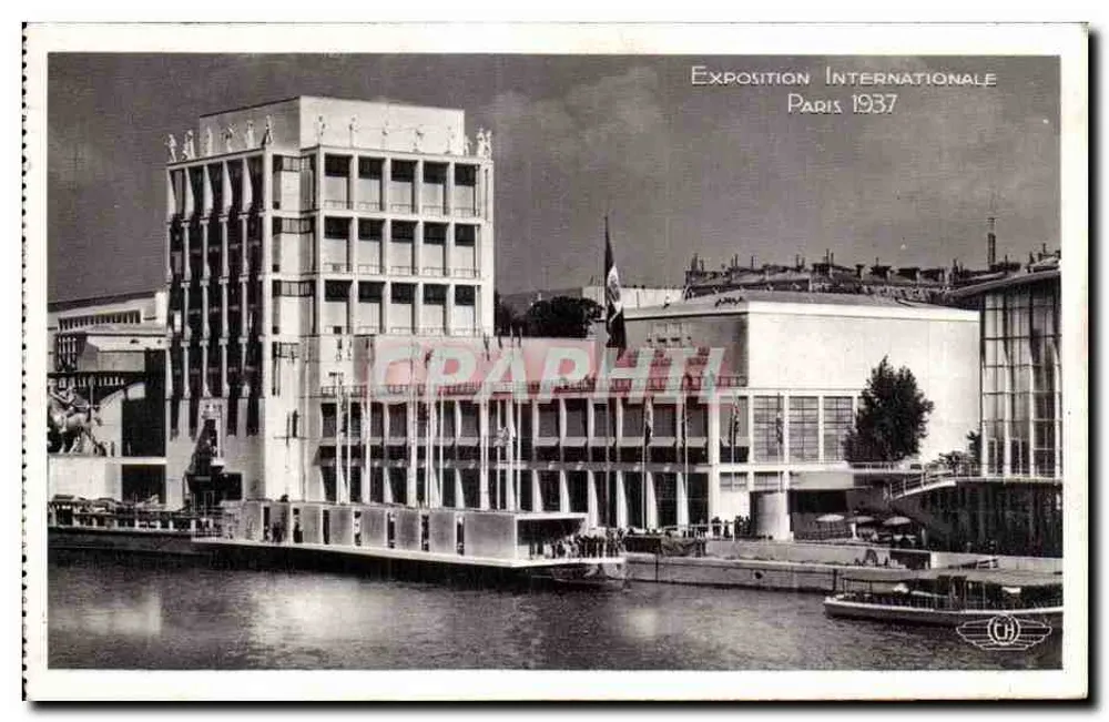 Internationale Ausstellung Paris 1937 — Pavillon Italien — Verlag: CJ - Vorderseite