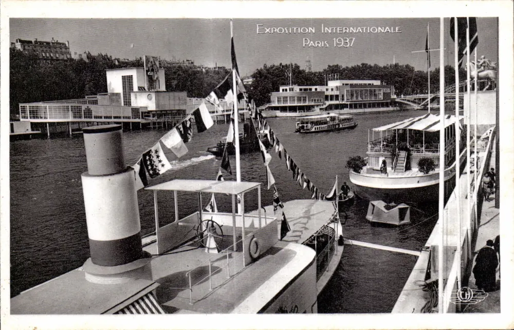 Internationale Ausstellung Paris 1937 — Übersicht des Schweizer Pavillons — H. Chipault, Boulogne-sur-Seine - Vorderseite