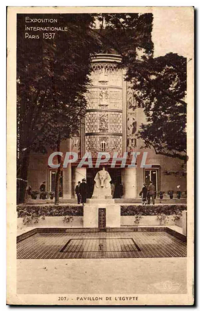 Pavillon dell'Egitto — Esposizione Internazionale di Parigi 1937 — 207 - Recto