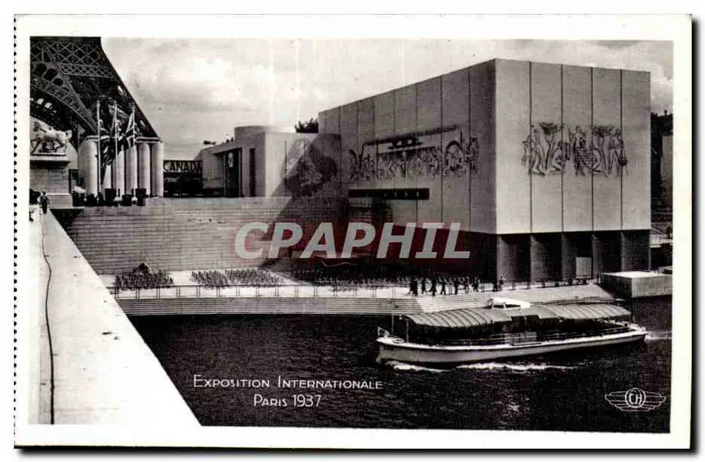 Esposizione Internazionale Parigi 1937 — Padiglione del Canada — editore CH - Recto