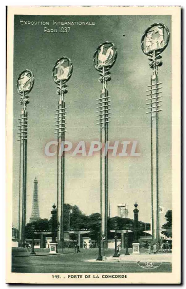 Porte de la Concorde — Internationale Ausstellung Paris 1937 — 145 - Vorderseite