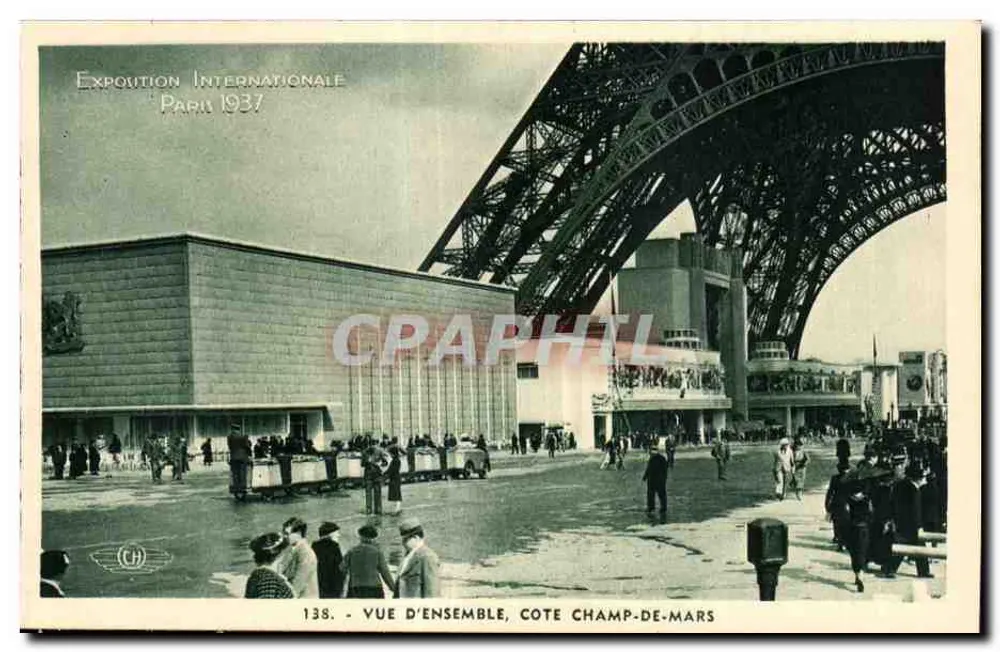 Internationale Ausstellung Paris 1937 — Gesamtansicht, Champ-de-Mars — 138 - Vorderseite