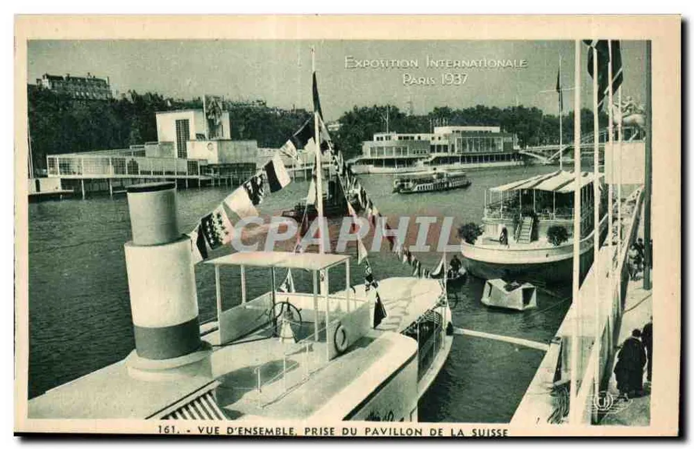 Internationale Ausstellung Paris 1937 — Überblick, Ansicht des Schweizer Pavillons - Vorderseite