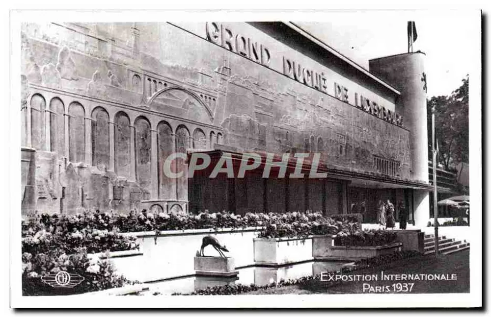 Großherzogtum Luxemburg — Internationale Ausstellung Paris 1937 — Verlag CH - Vorderseite