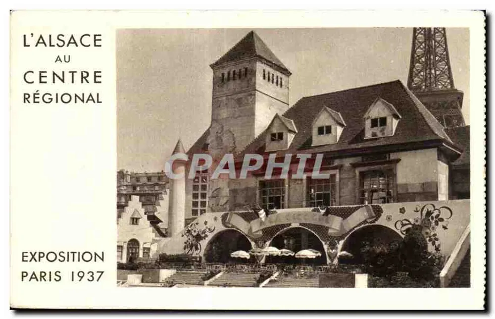 Elsass am Regionalzentrum — Ausstellung Paris 1937 — Verlag nicht sichtbar - Vorderseite