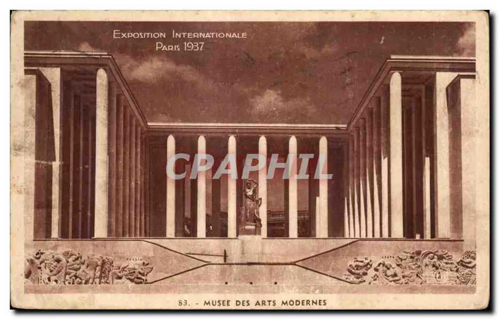Museum für Moderne Kunst — Internationale Ausstellung Paris 1937 - Vorderseite