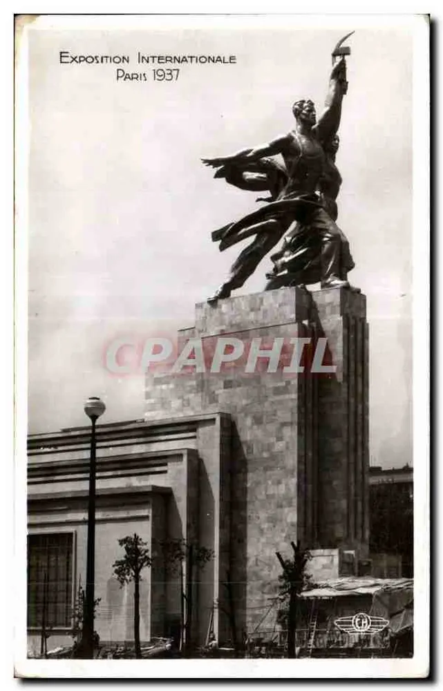 Estátua da Revolução — Exposição Internacional de Paris 1937 - Frente