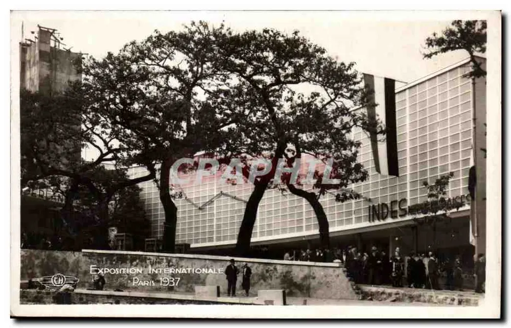Internationale Ausstellung Paris 1937 — Pavillon der Indien - Vorderseite