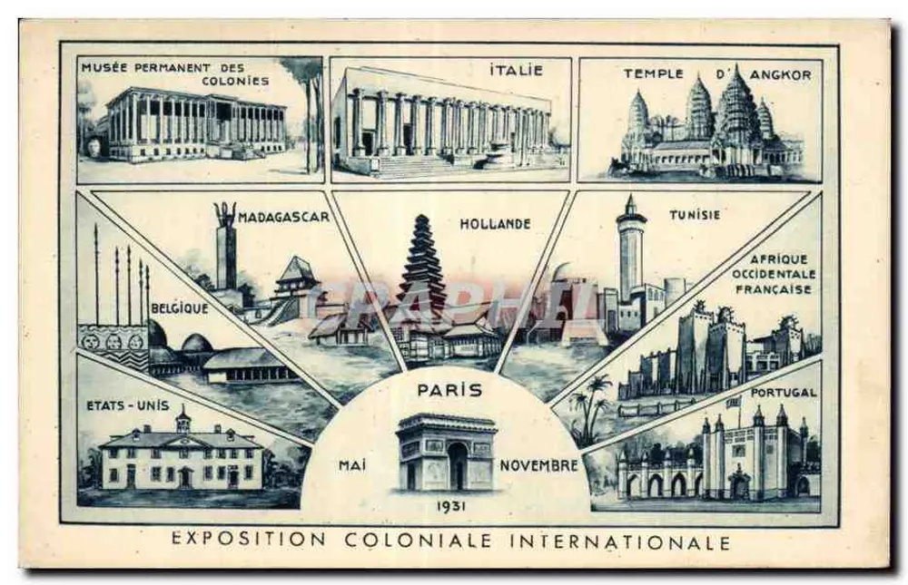 Internationale Kolonialausstellung — Paris — Mai-November 1931 - Vorderseite