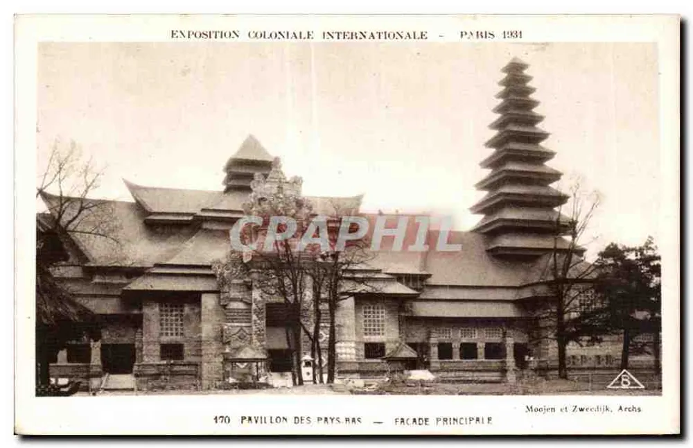 Pavillon der Niederlande — Hauptfassade — Moojen et Zweedijk, Archs. - Vorderseite