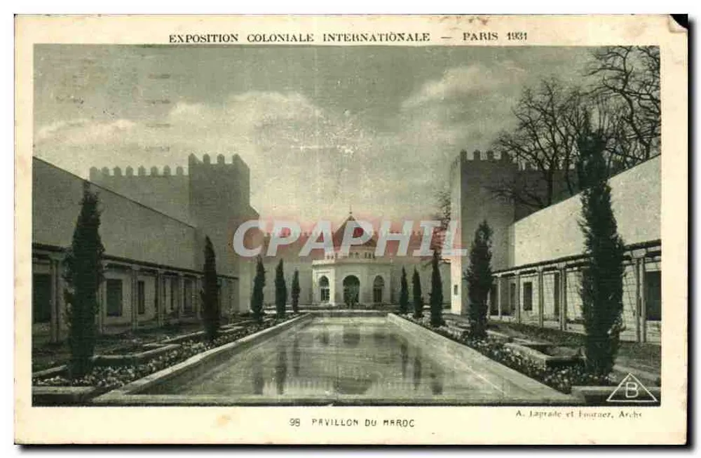 Pavillon du Maroc — Exposition Coloniale Internationale — Paris 1931 - Vorderseite