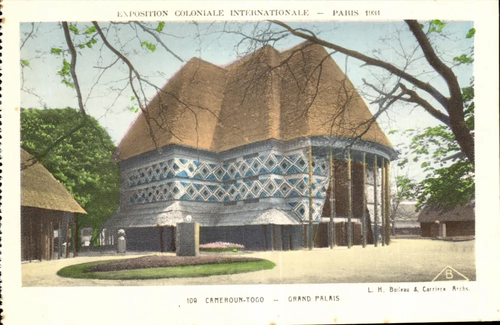 Cameroun-Togo — Grand Palais — Internationale Kolonialausstellung — Paris 1934 — L. H. Boileau & Carrière Archs. - Vorderseite