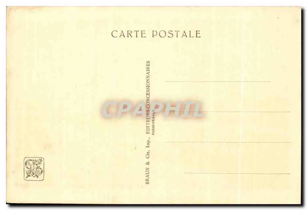 Palast der Metropolitischen Abteilung — Internationale Kolonialausstellung — Paris 1931 - Rückseite