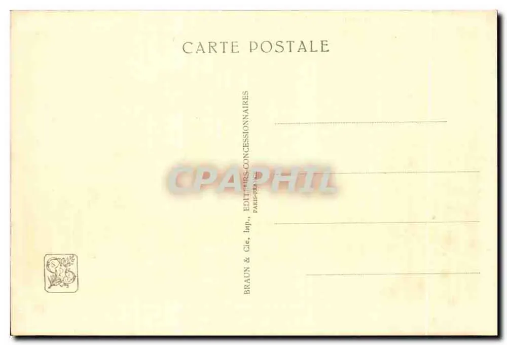Eingang zum Palast von Madagaskar — Internationale Kolonialausstellung — Paris 1931 - Rückseite