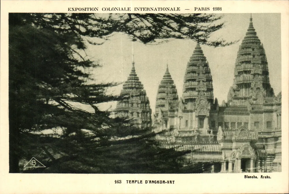 Tempel von Angkor Wat — Internationale Kolonialausstellung — Paris 1931 — Blanche, Archs. - Vorderseite