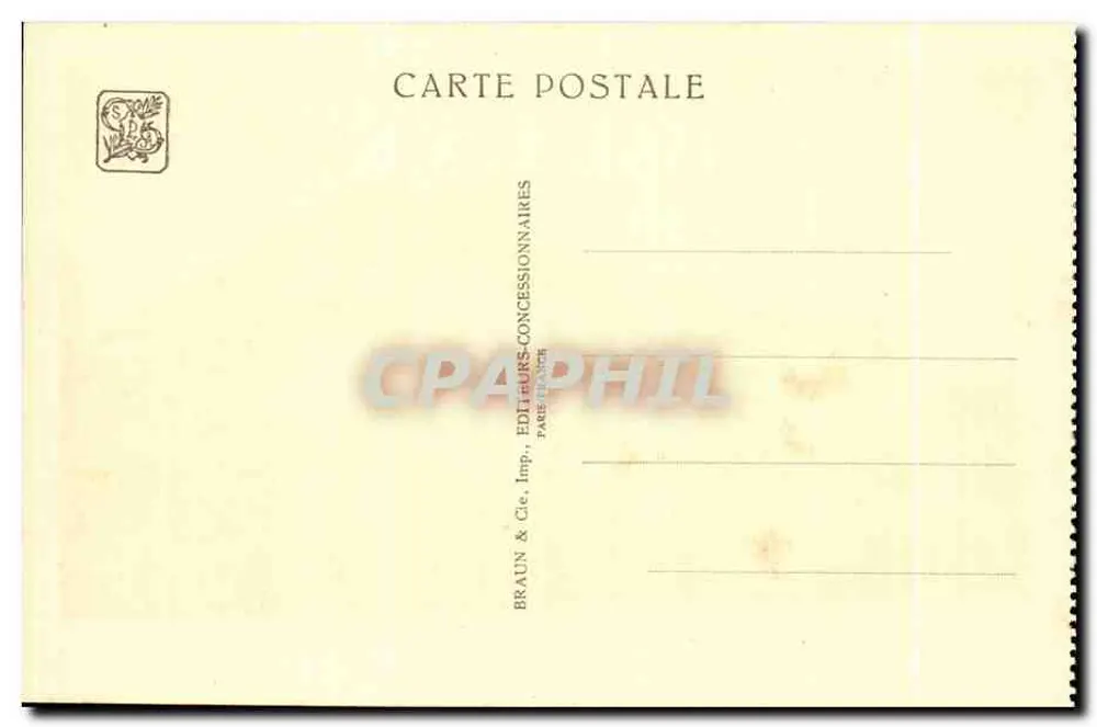 Hauptpalast Italiens — Internationale Kolonialausstellung — Paris 1931 — Brasini, Arch. - Rückseite