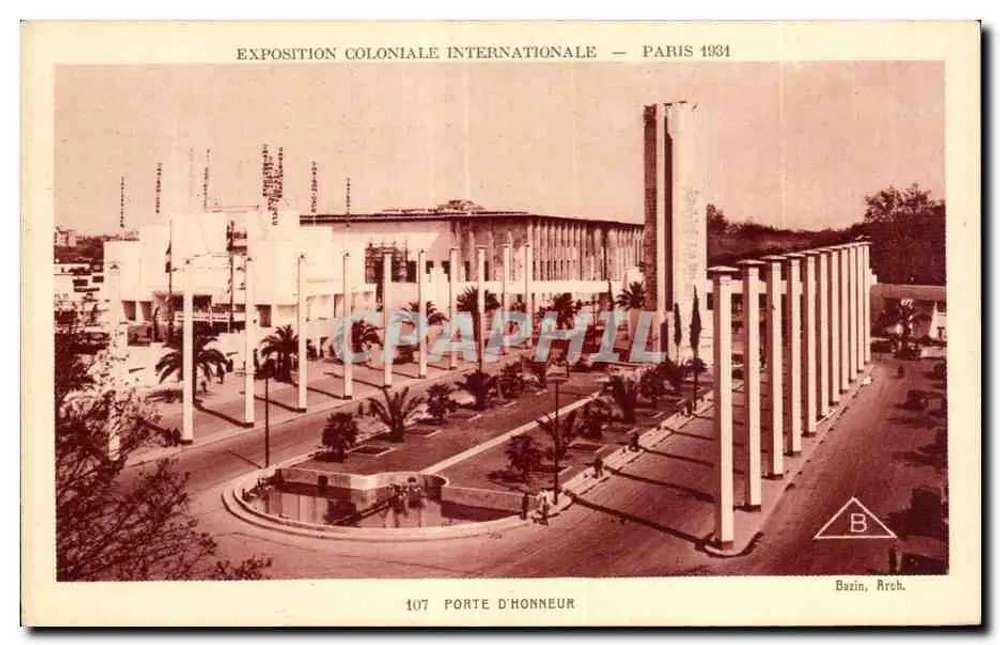 Ehrentor — Internationale Kolonialausstellung — Paris 1931 - Vorderseite