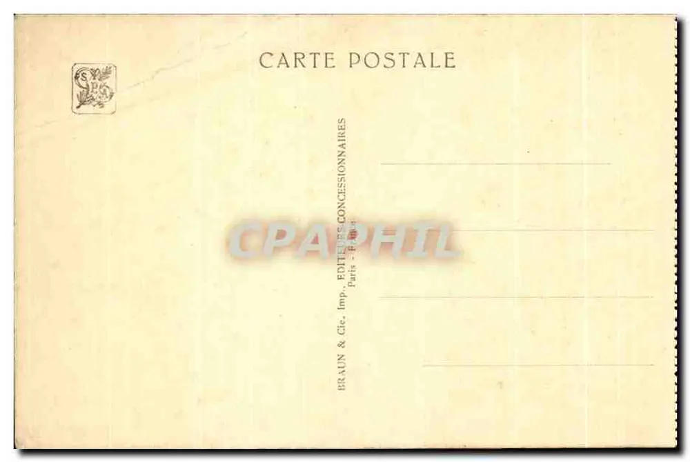 Internationale Kolonialausstellung — Paris 1934 — Gesamtansicht der portugiesischen Abteilung — Raul Lino, Architekt - Rückseite