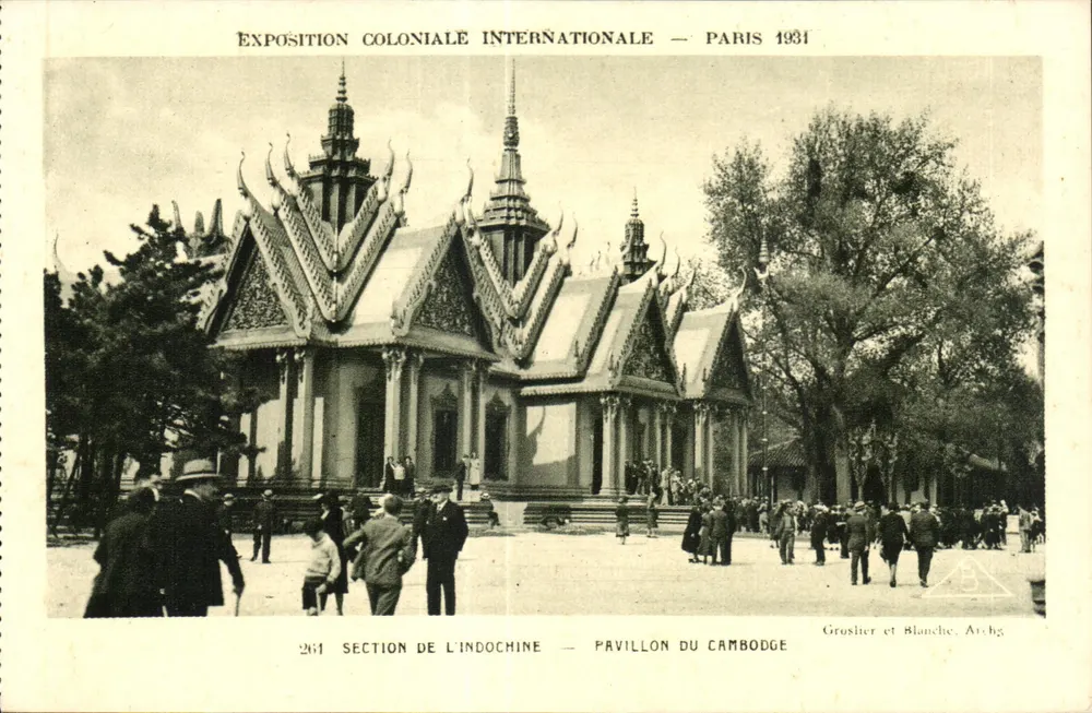 Pavillon Kambodschas — Internationale Kolonialausstellung — Paris 1931 — Groschier et Blanche, Arch. - Vorderseite