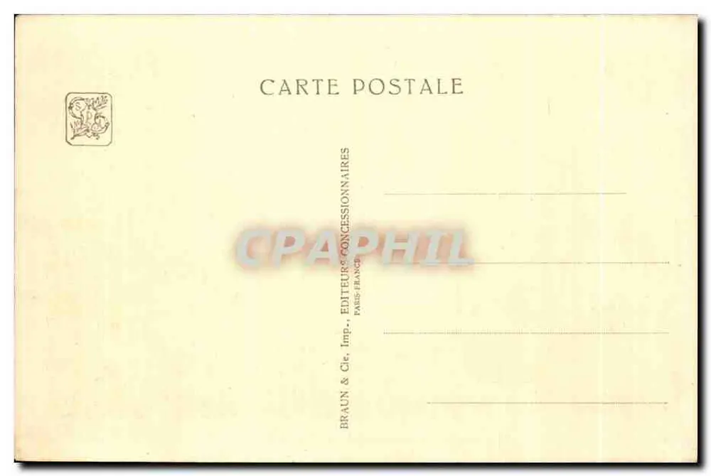 Palast der Metropolitischen Abteilung — Internationale Kolonialausstellung — Paris 1931 - Rückseite