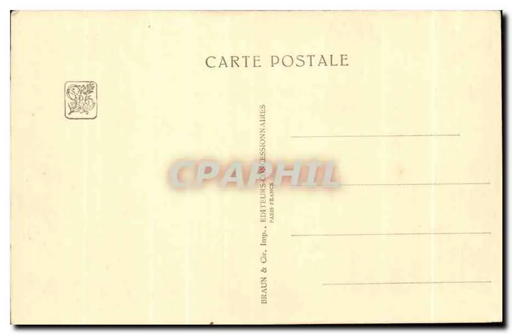 Palast der Martinique — Internationale Kolonialausstellung — Paris 1931 — Wulffiet, Arch. - Rückseite